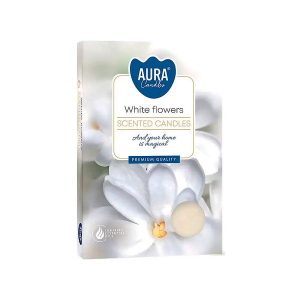 White Flowers -tuoksutuikut 6 kpl/pkt